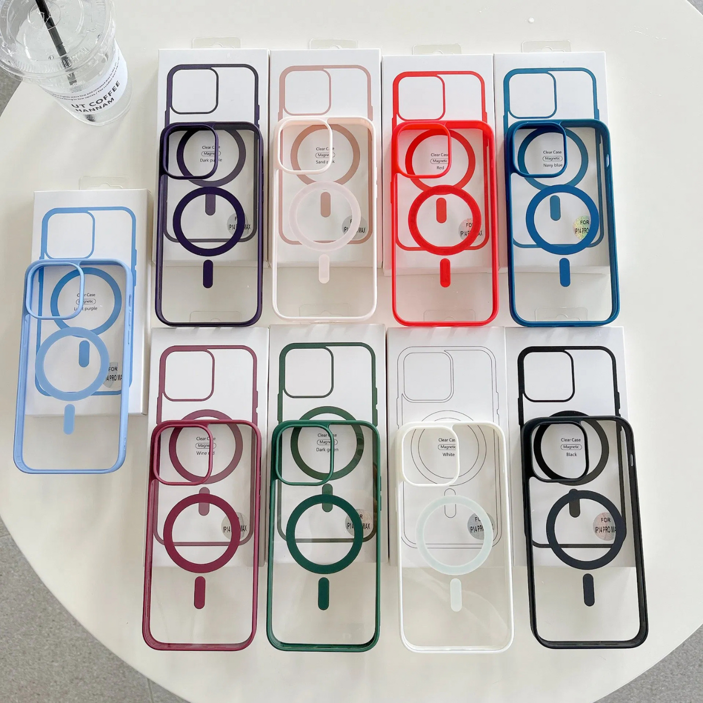Colorful Shockproof Magnetic Wireless Charging Case for iPhone 17