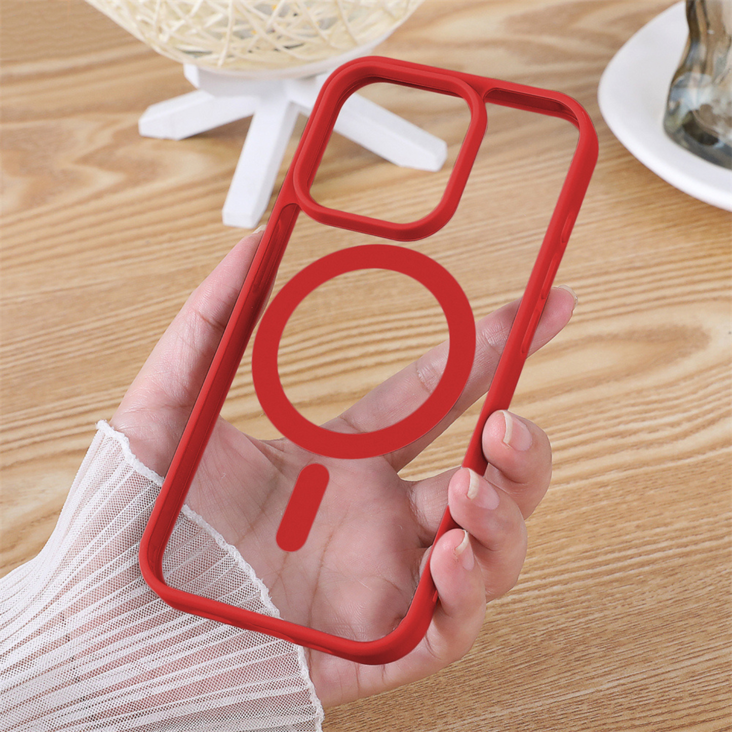 Colorful Shockproof Magnetic Wireless Charging Case for iPhone 17