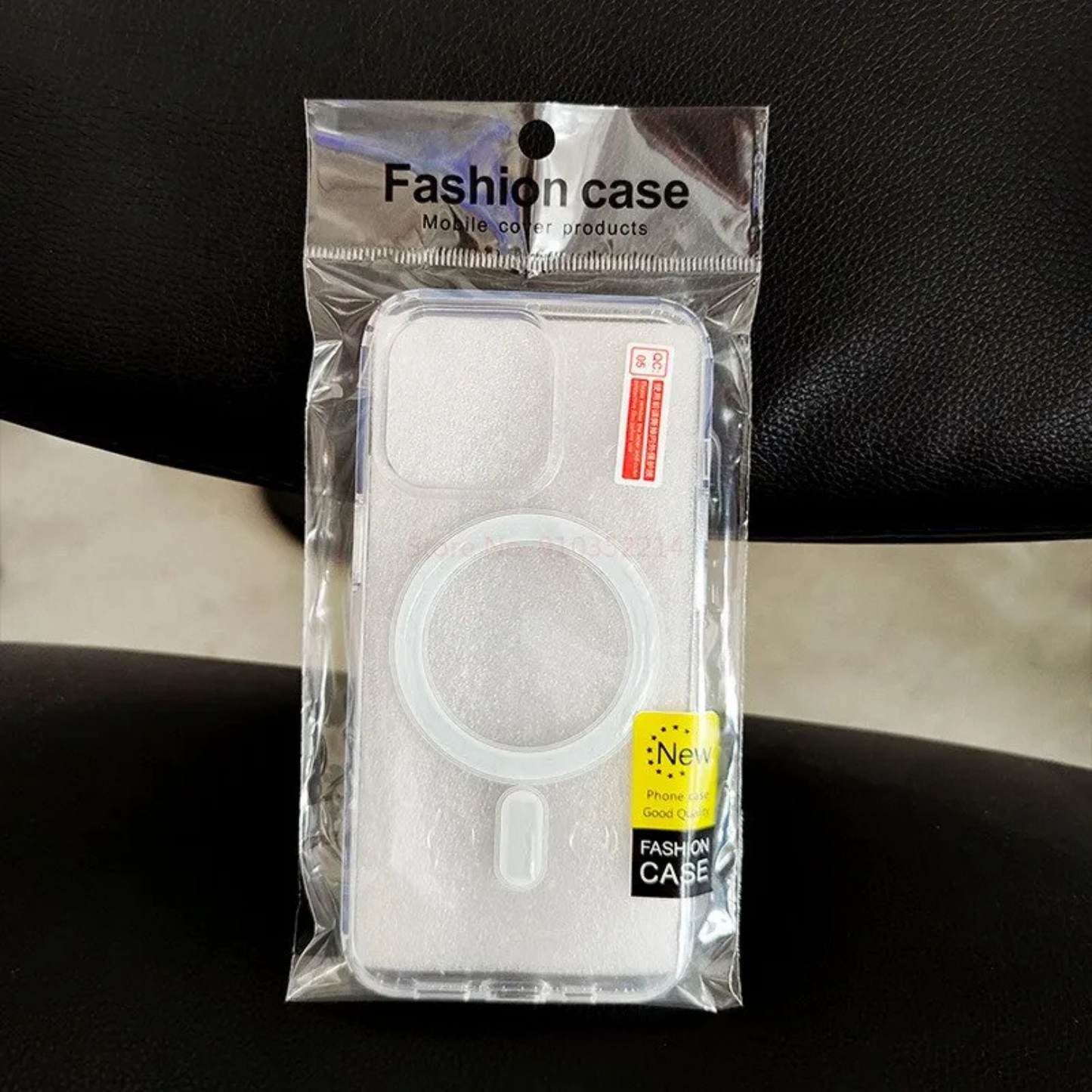 Logo Shockproof Clear Charger Mag Mobile Phone Cases Transparent Safe Magnetic Phone Case for iphone 17