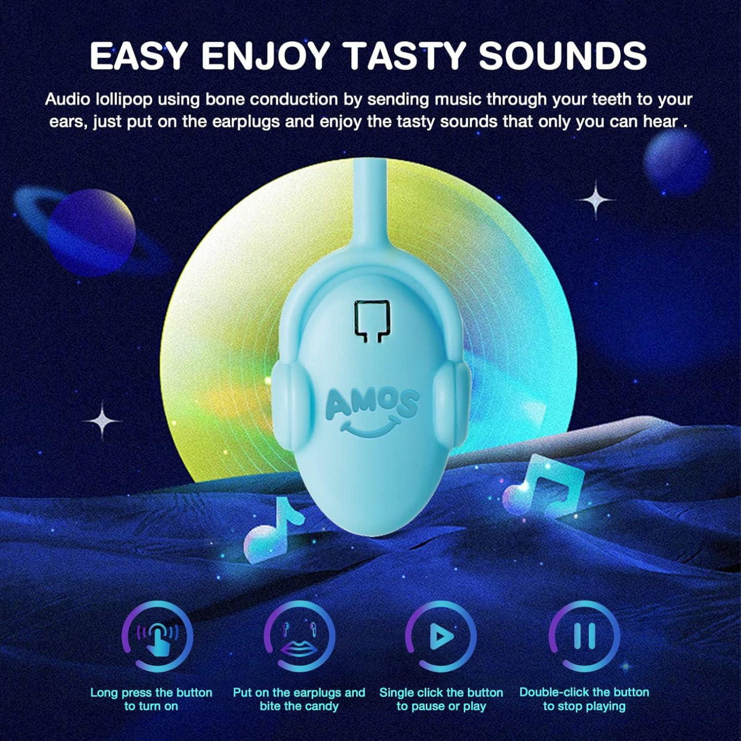 Amos Tasty Audio Sound Lollipop
