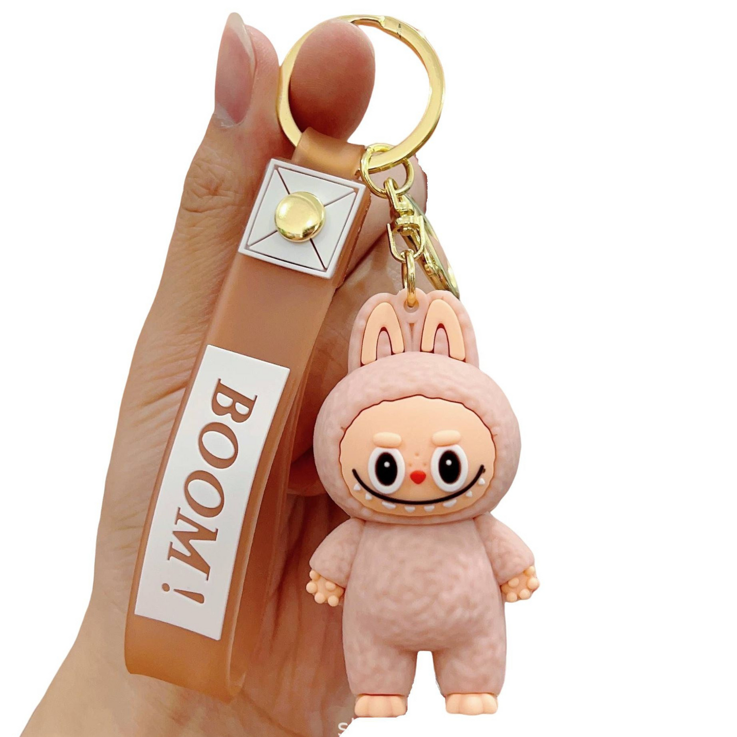Cute Labubu Keychains, Cool Pendant Accessories, Kawaii Key Ring for Purse, Backpack, Car Charms for Women & Kids