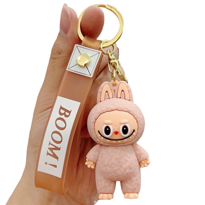 Cute Labubu Keychains, Cool Pendant Accessories, Kawaii Key Ring for Purse, Backpack, Car Charms for Women & Kids